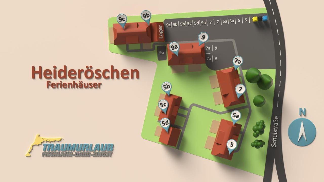 ツィングシュト Heideroeschen Park Heideroeschen 5Cヴィラ エクステリア 写真